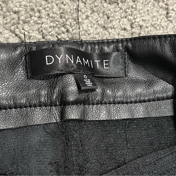 Dynamite Gisele Faux Leather Pants - Picture 4 of 5